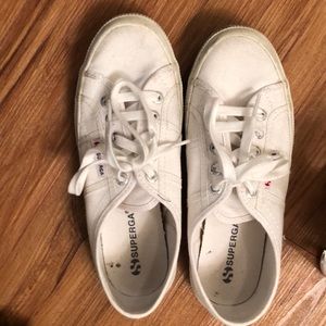 White Superga Sneakers size 8